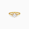 Golden Solstice Princess Cut Ring (Size 12)