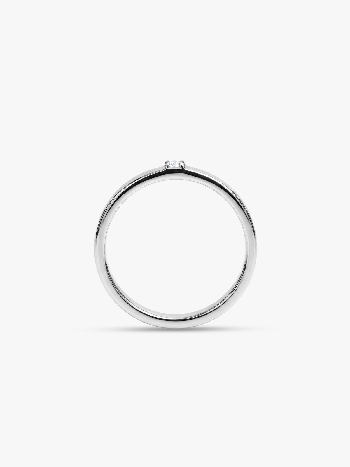 Silver Simple Style Band (Size 12)