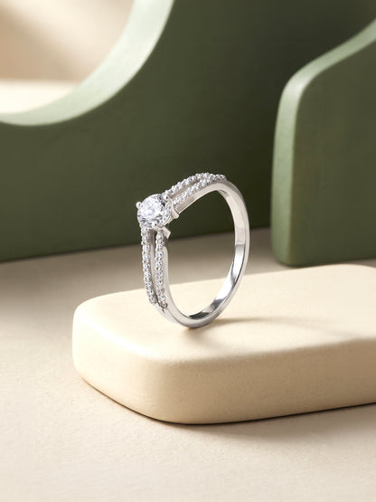 Silver Victorine Ring (Size 12)