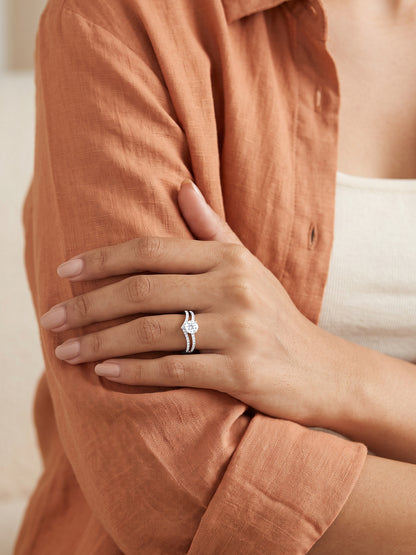 Silver Victorine Ring (Size 12)