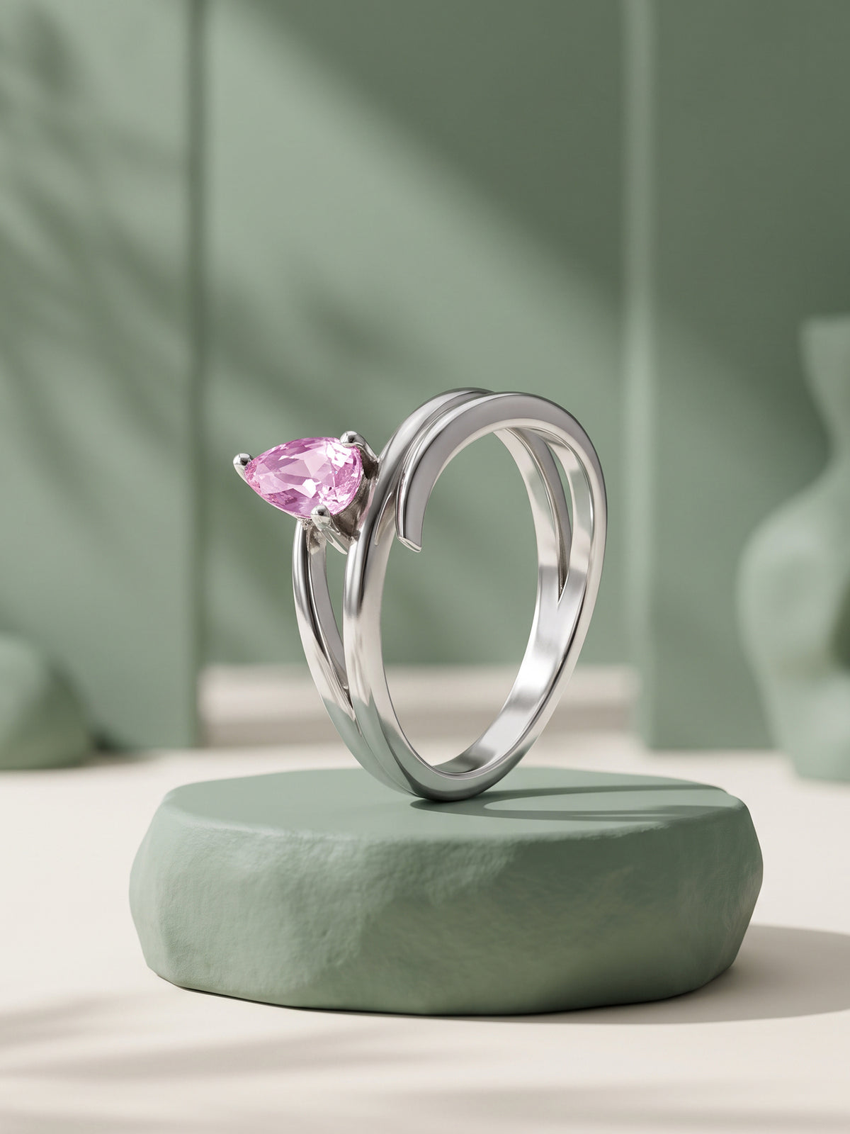 Silver Florine Ring (Size 12)