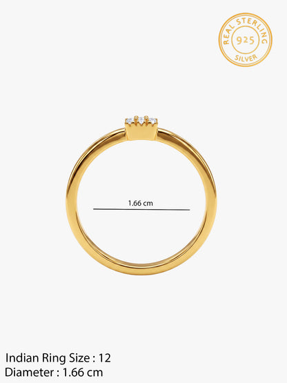 Golden Special Occasion Ring (Size 12)