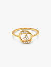 Golden Medallion Ring (Size 11)