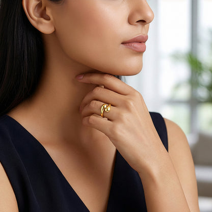 Golden SwirlPlay Ring