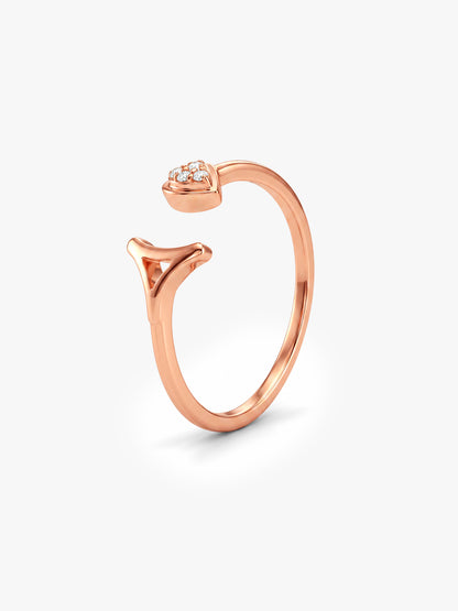 Rose Gold Felicie Ring (Size 11)