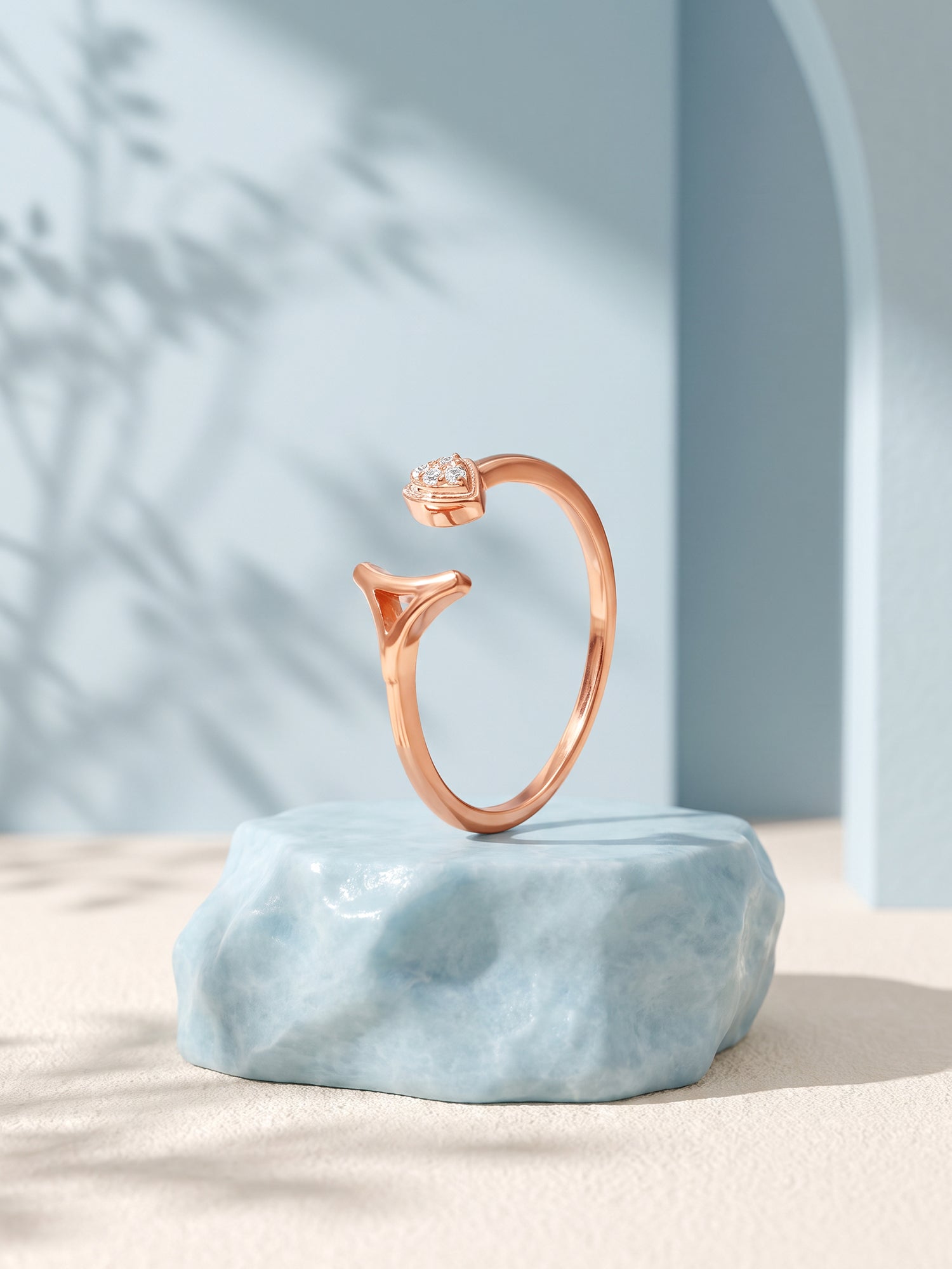 Rose Gold Felicie Ring (Size 11)