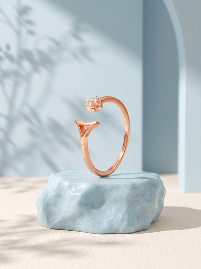 Rose Gold Felicie Ring (Size 11)