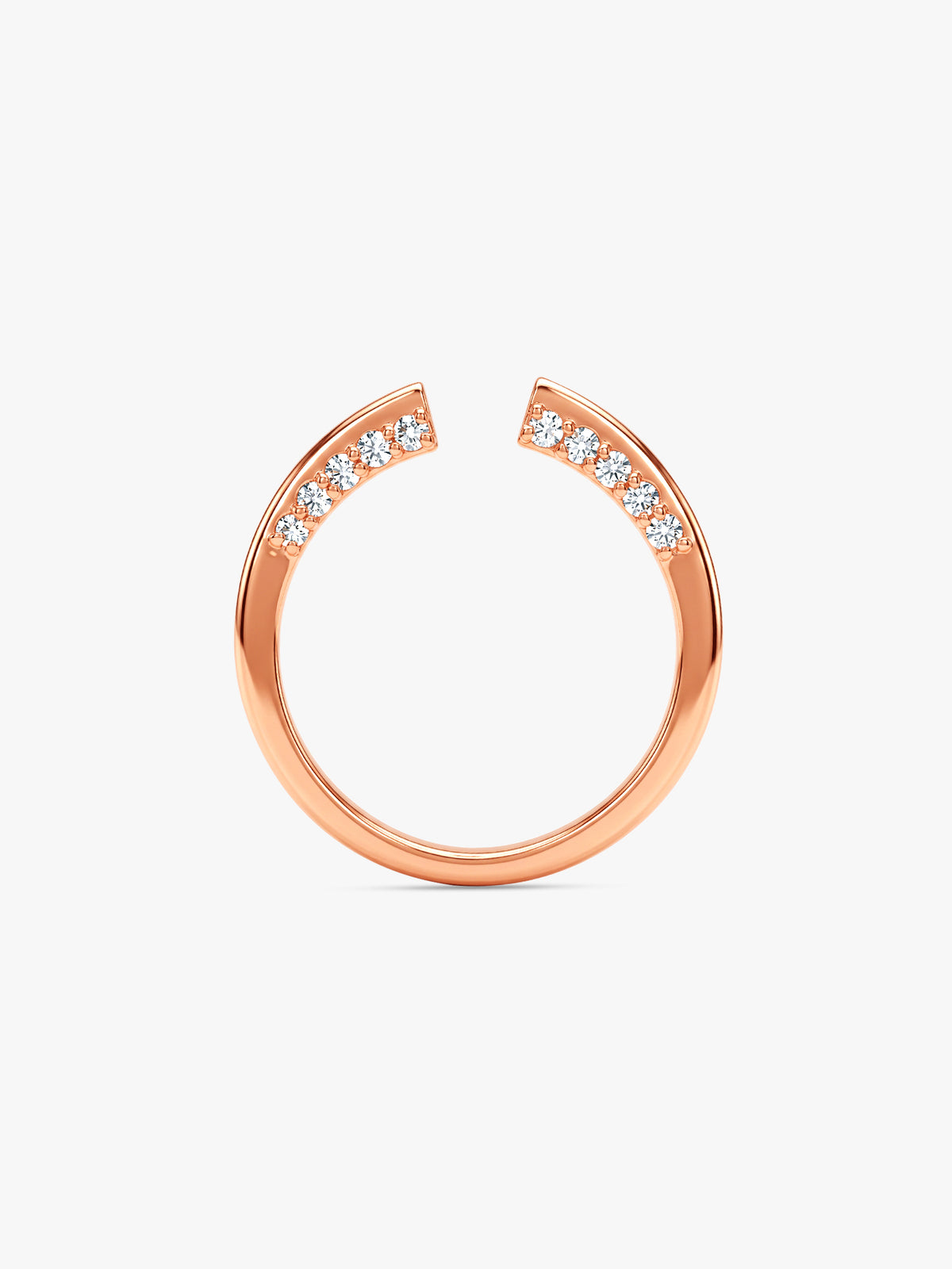 Rose Gold Verbena Open Ring (Size 12)