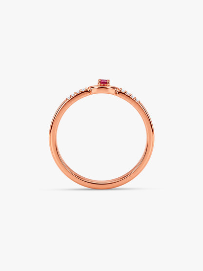 Rose Gold Triana Ring (Size 12)