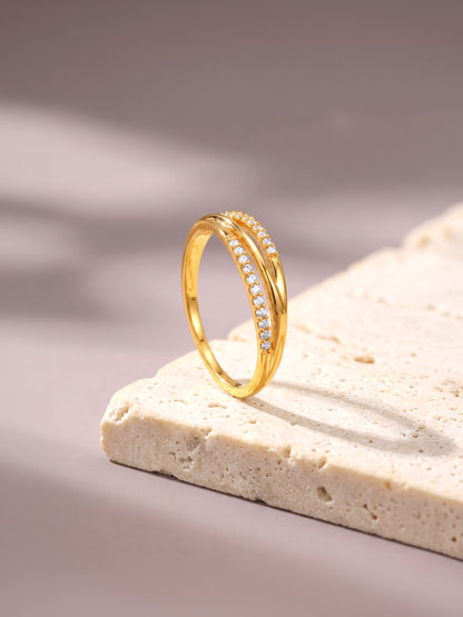 Golden Emanuella Ring (Size 12)