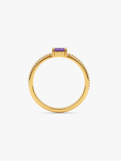 Golden Violetta Ring (Size 12)