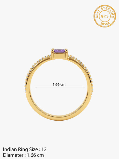Golden Violetta Ring (Size 12)