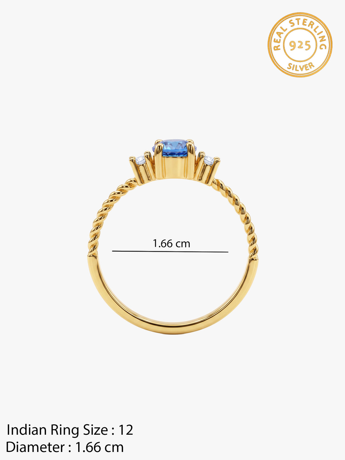 Golden Ornelia Ring (Size 12)