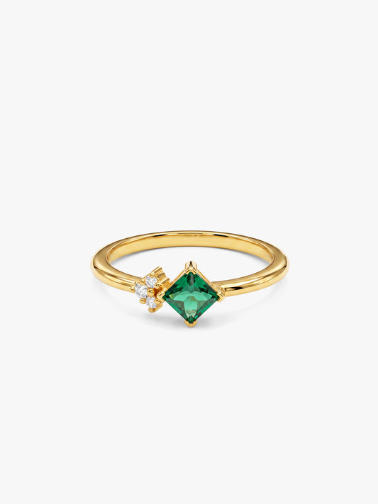 Golden Emeris Glow Ring (Size 12)