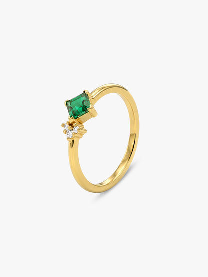 Golden Emeris Glow Ring (Size 12)