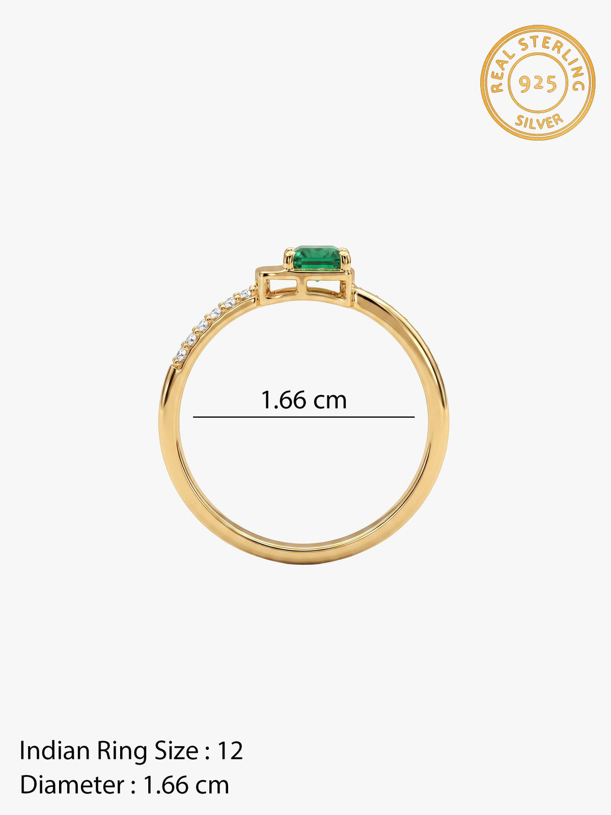 Golden Liviana Ring (Size 12)