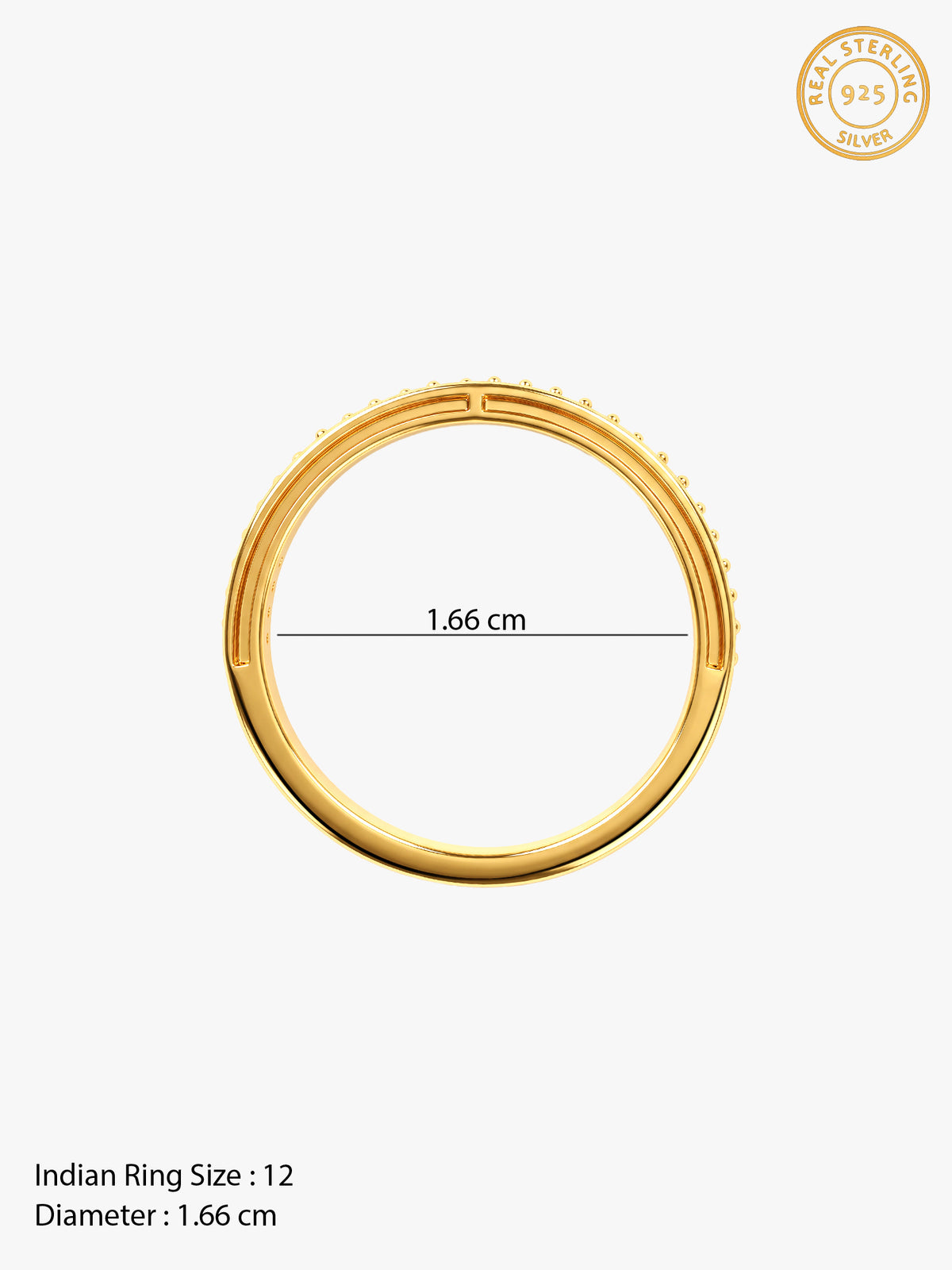 Golden Solenas Ring (Size 12)
