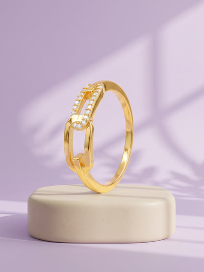 Golden Freesia Ring (Size 12)