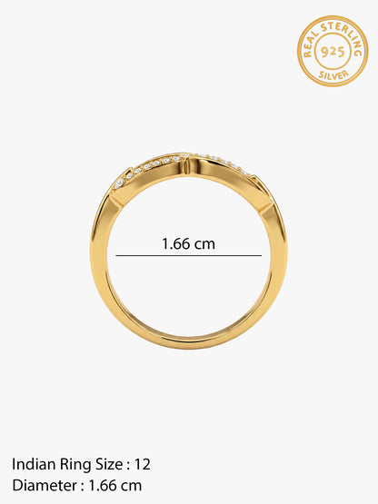 Golden Freesia Ring (Size 12)