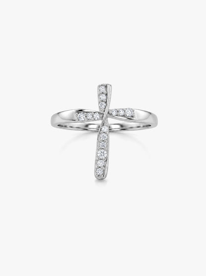 Silver Christina Radiance Ring (Size 12)