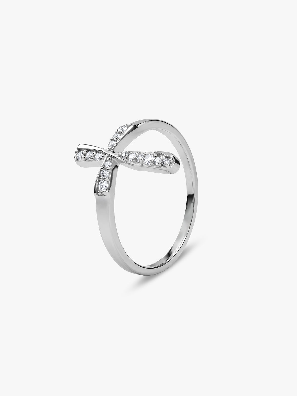 Silver Christina Radiance Ring (Size 12)