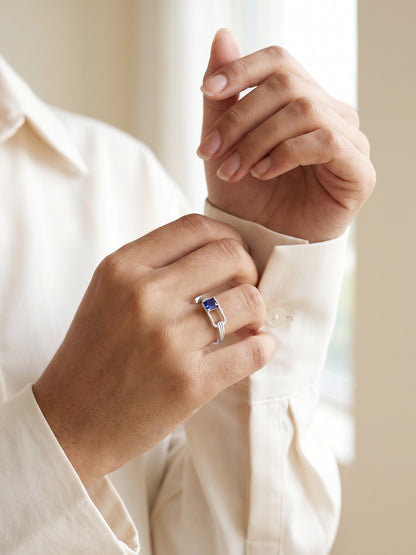 Silver Ines Cosette Ring (Size 12)