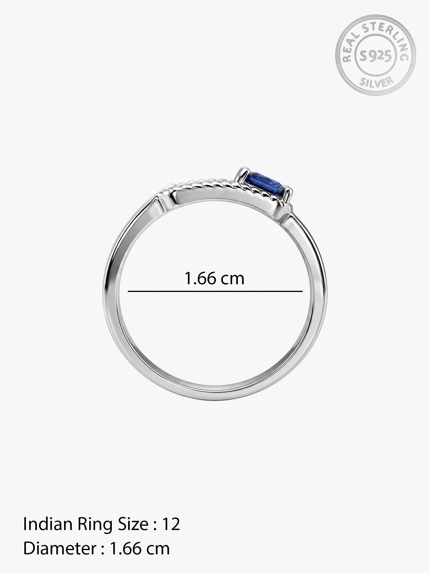 Silver Ines Cosette Ring (Size 12)