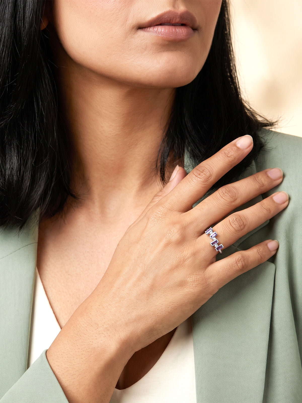 Silver Solange Ring (Size 12)