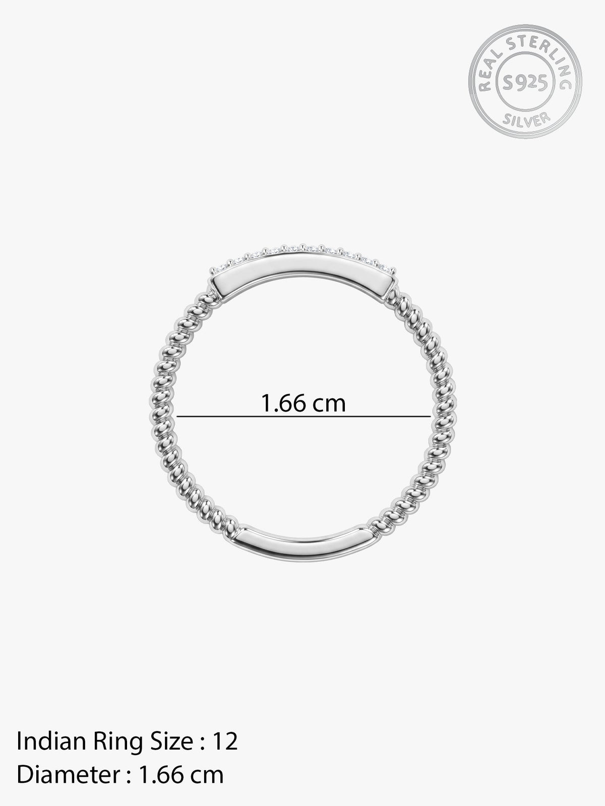 Silver Melaina Ring (Size 12)
