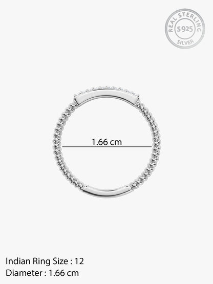 Silver Melaina Ring (Size 12)
