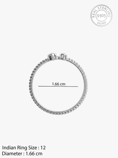 Silver Azaleaya Ring (Size 12)