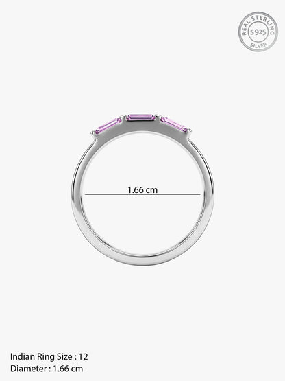 Silver Hebelina Ring (Size 12)