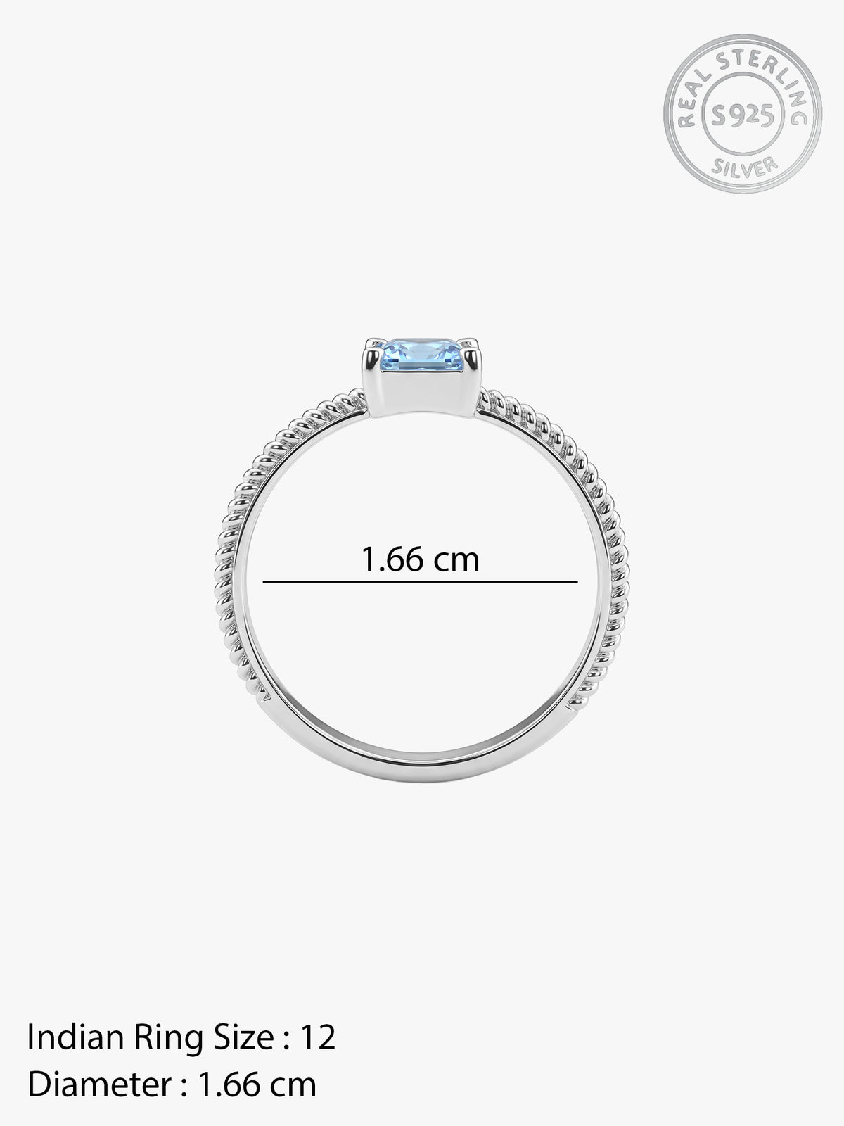 Silver Alara Ring (Size 12)