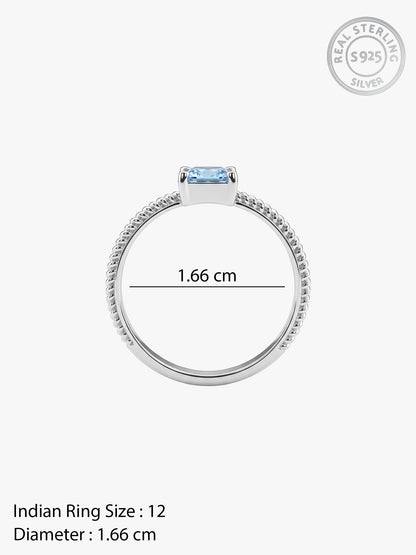 Silver Alara Ring (Size 12)
