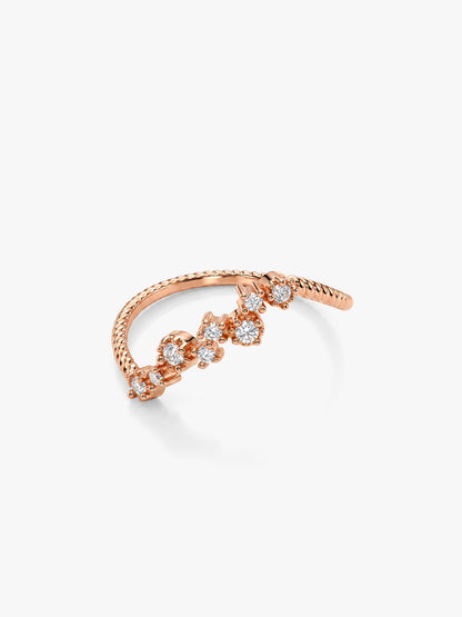 Rose Gold Heloise Ring (Size 12)