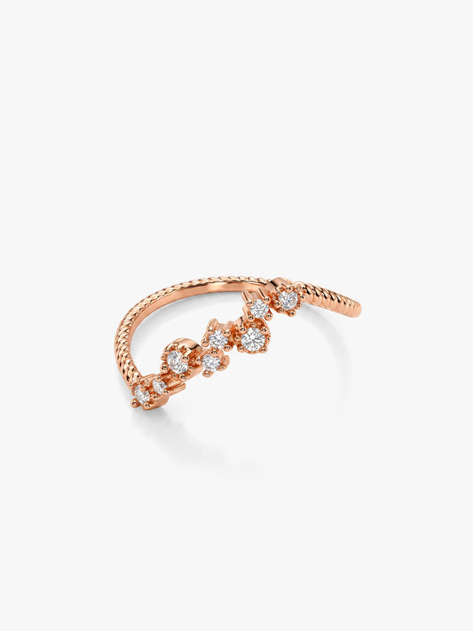 Rose Gold Heloise Ring (Size 12)