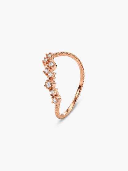 Rose Gold Heloise Ring (Size 12)