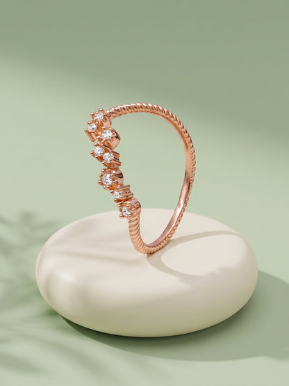Rose Gold Heloise Ring (Size 12)