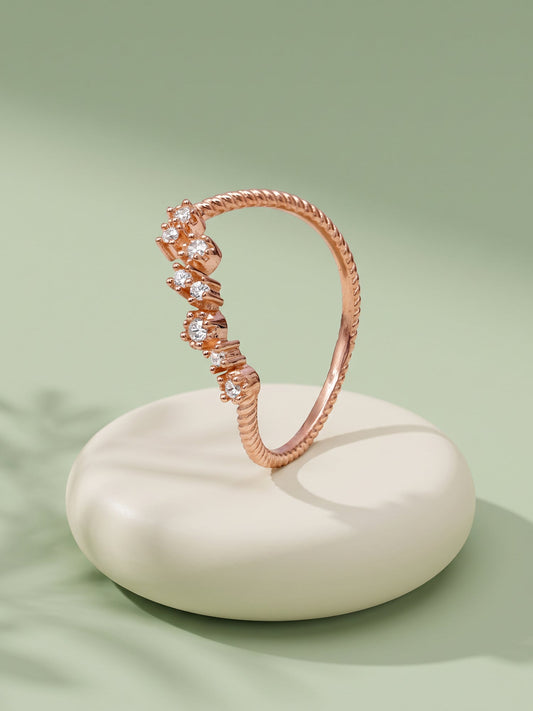 Rose Gold Heloise Ring (Size 12)