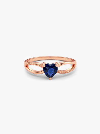 Rose Gold Amorine Ring (Size 12)