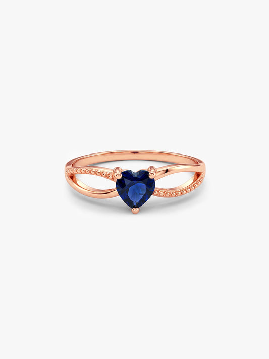 Rose Gold Amorine Ring (Size 12)