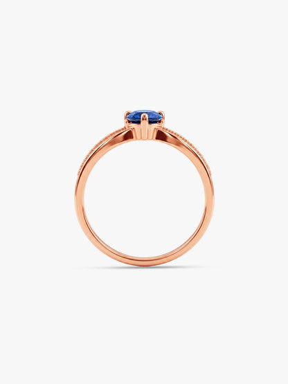 Rose Gold Amorine Ring (Size 12)