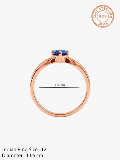 Rose Gold Amorine Ring (Size 12)
