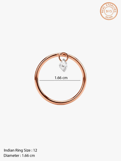 Rose Gold Coraline Ring (Size 12)