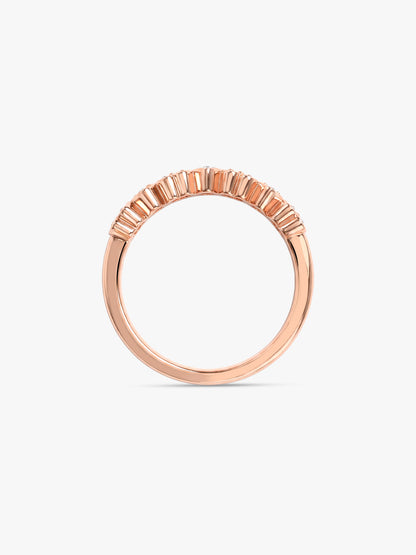 Rose Gold Coralie Heart Ring (Size 12)