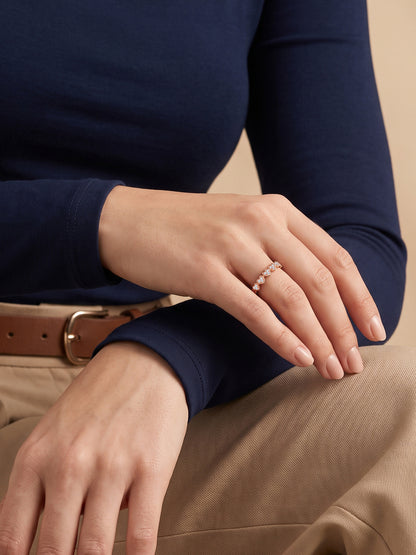 Rose Gold Coralie Heart Ring (Size 12)