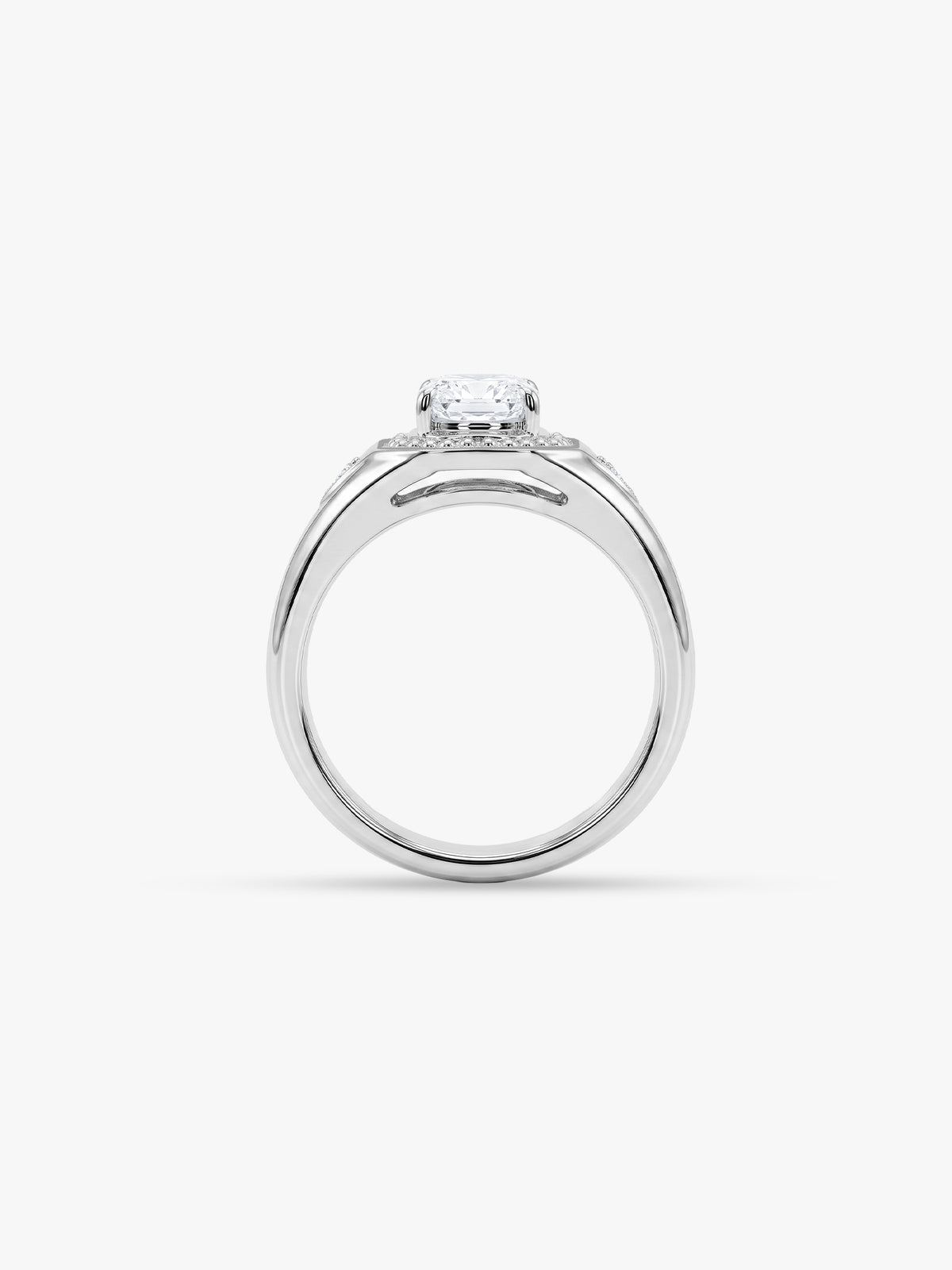 Silver Classic Design Ring For Him (Size 20)