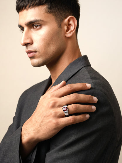 Silver Arlen Ring For Him (Size 16)