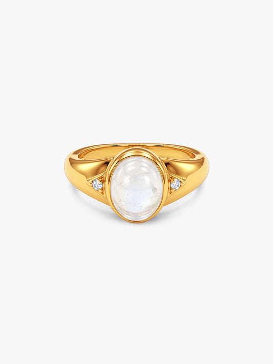 Golden Moonora Ring For Him (Size 16)