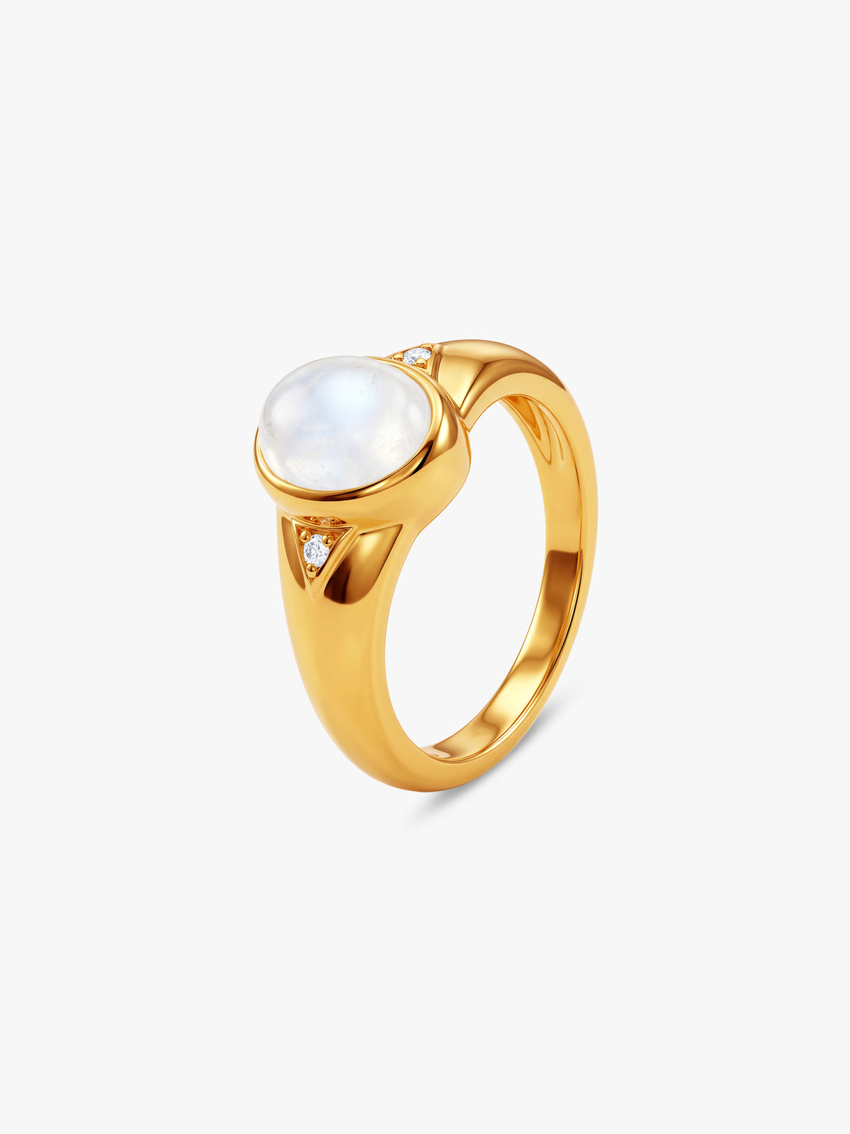 Golden Moonora Ring For Him (Size 16)